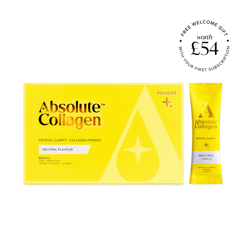 Crystal Clarity™ Marine Collagen Powder Supplement, 14x8g Sachets