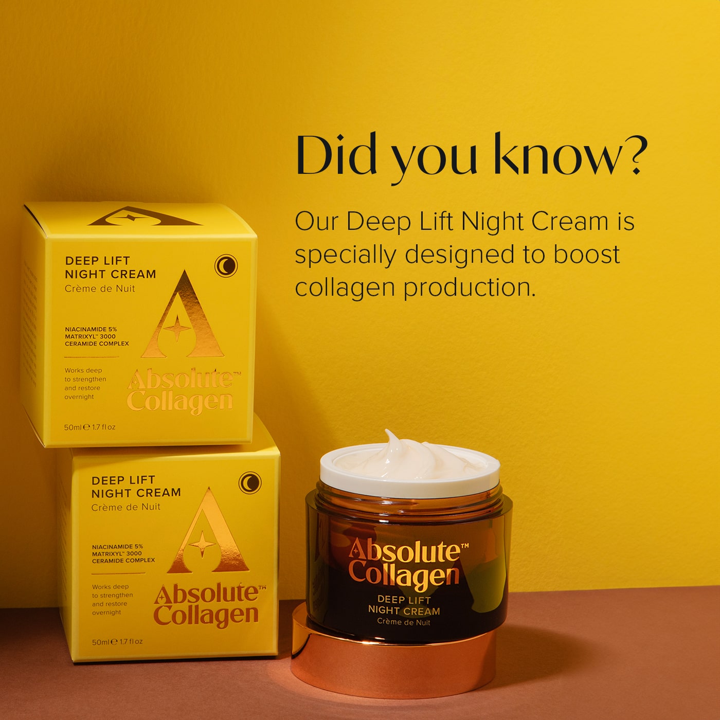 Deep Lift Collagen Boosting Night Cream – Absolute Collagen